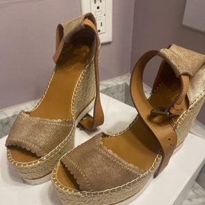 See by Chloe Wedges! Size 8